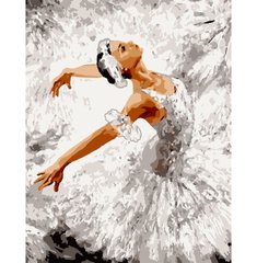 Набор, картина по номерам "Грация танца", 40*50 см., SANTI