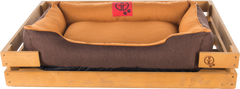 Лежак GT Dreamer Kit Pine M 78 x 54 x 12 см (Бежевий з коричневим)