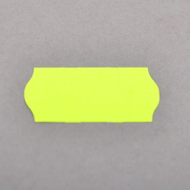 Ценник Datum флюорисцентный TCBL2612X 6,00м, овальный 500 шт/рол (желтый)