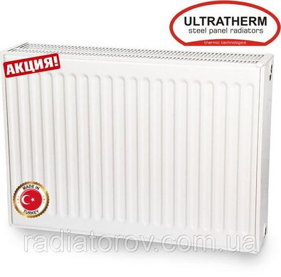 Стальные радиаторы Ultratherm 22 тип 500/2000 нижнее/боковое подключение, Турция