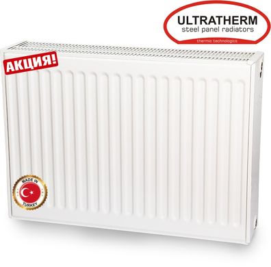 Стальной панельный радиатор Ultratherm 11 тип 500/1200 боковое подключение (Турция)