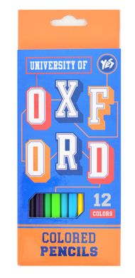 Карандаши 12 цв. "Oxford"(blue)
