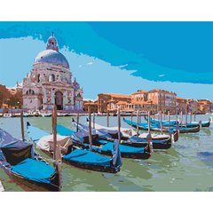 Набор в коробке, картина по номерам "Венецианский пейзаж", 40*50 см., SANTI