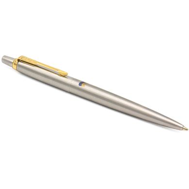 Шариковая ручка Parker JOTTER 17 Stainless Steel GT BP Флаг желто-синий 16032_T008c