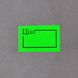 Ценник Datum флюорисцентный TCBIL3020 4,00м, прямоугольный 200 шт/рол (зеленый)