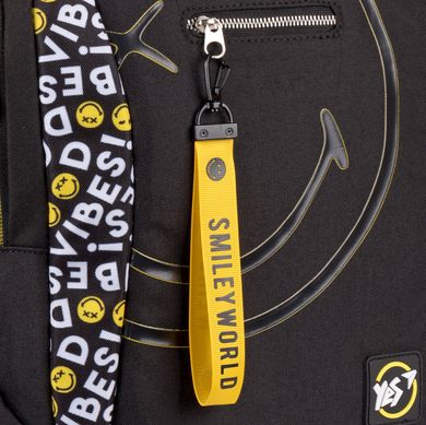Рюкзак YES T-121 "Smiley World.Black&Yellow"