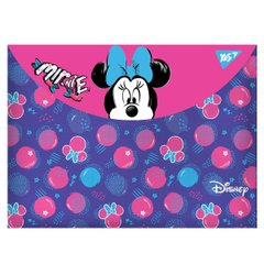 Папка-конверт YES на кнопке А4 " Minnie Mouse"