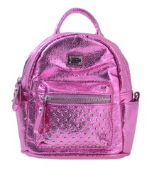 Сумка-рюкзак, розовая, 17*20*8см