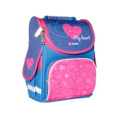 Рюкзак школьный каркасный Smart PG-11 My heart