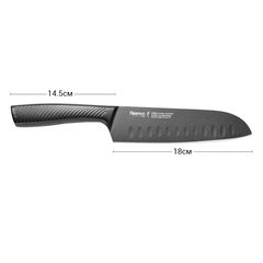 Нож сантоку Fissman SHINAI graphite 18 см (2481)