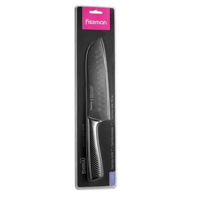 Нож сантоку Fissman SHINAI graphite 18 см (2481)