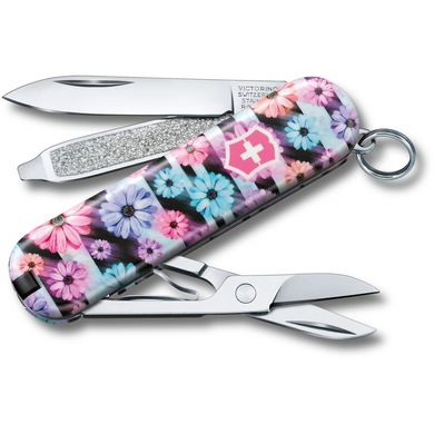 Складной нож Victorinox CLASSIC LE Dynamic Floral 0.6223.L2107