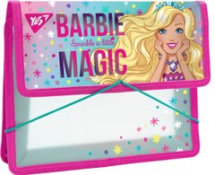 Папка для тетрадей пласт. на резинке В5 "Barbie"