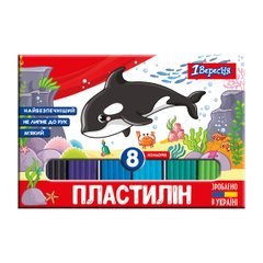 Пластилин 1Вересня "Zoo Land", 8 цв., 160г, Украина