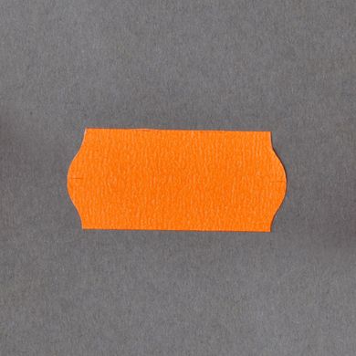 Ценник Datum флюорисцентный TCBL2612X 1,92м, овальный 160 шт/рол (оранжевый)