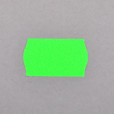 Ценник Datum флюорисцентный TCBL2616X 2,56м, овальный 160 шт/рол (зеленый)
