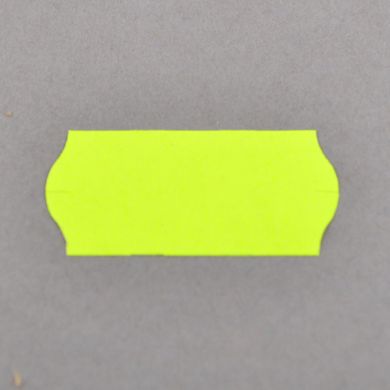 Ценник Datum флюорисцентный TCBL2612X 3,00м, овальный 250 шт/рол (желтый)