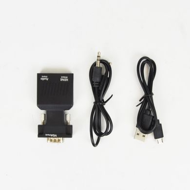 Конвертер видеосигнала ATIS VGA-HDMI-C с кабелями