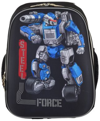 Рюкзак школьный каркасный 1 Вересня H-12 "Steel Force"