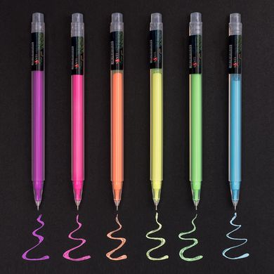 Ручка гелевая SANTI, цветная, 6 цветов