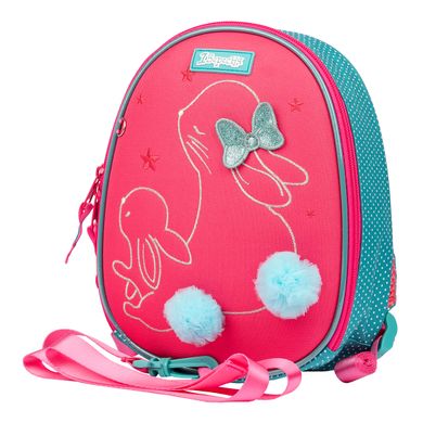 Рюкзак детский 1Вересня K-43 "Bunny", розовый/бирюзовый