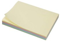 Бумага с липким слоем 75*100мм 4-цветн. 100л L1209