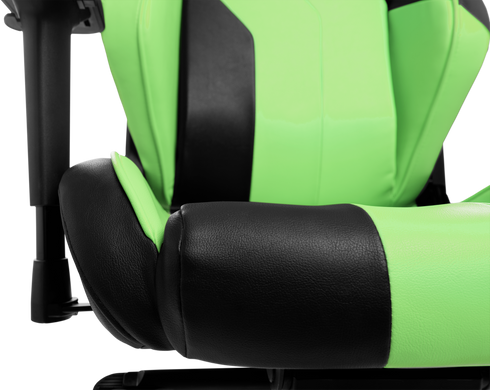 Геймерське крісло GT Racer X-3101 Wave Black/Light Green