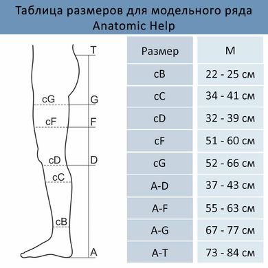 Компрессионные чулки с закрытым носком (17-22 мм рт.ст.) 1 класс компрессии 2312