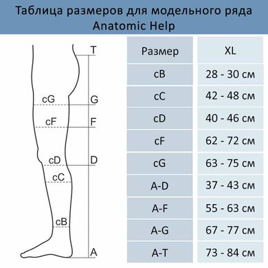 Компрессионные чулки с закрытым носком (17-22 мм рт.ст.) 1 класс компрессии 2312