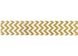Лента бумажная фольгированная самоклеящаяся "Зигзаг", золото, 3 м