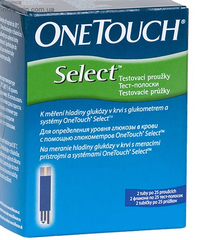 Тест-полоски One Touch Select, 50 шт.