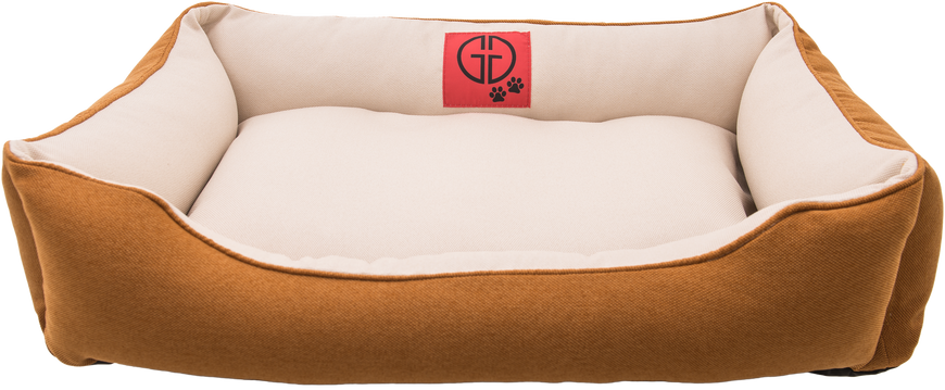 Лежак GT Dreamer Kit Pine S 72 x 60 x 10 см (Білий з бежевим)