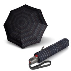 Зонт складной Knirps T.200 Medium Duomatic Check Black Kn9532005290
