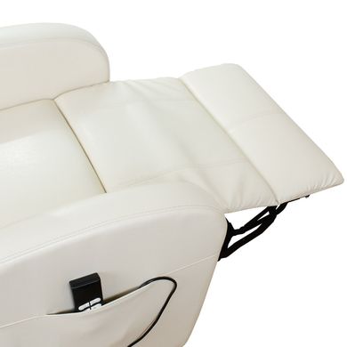 Подъемное кресло с двумя моторами (белое) OSD-CAROL PU02-1LD