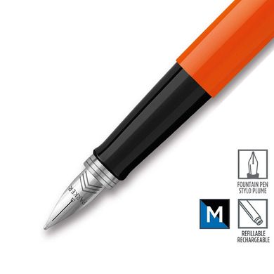 Ручка перьевая Parker JOTTER 17 Plastic Orange CT FP M блистер 15 416