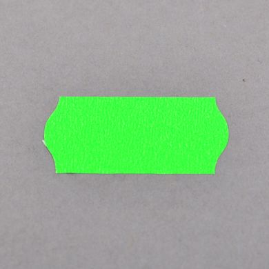 Ценник Datum флюорисцентный TCBL2612X 3,00м, овальный 250 шт/рол (зеленый)