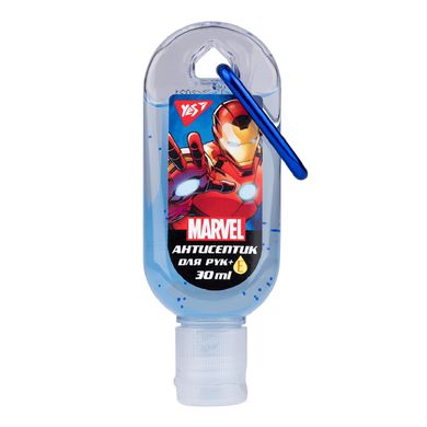 Гель антисептический YES для рук с карабином "Marvel.Avengers", 30 мл.