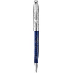 Ручка шариковая Parker SONNET 17 SE Atlas Blue Silver PT BP 88 332