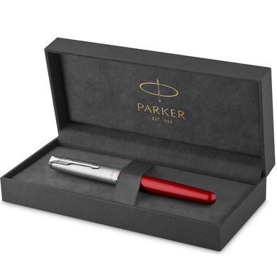 Ручка перьевая Parker SONNET 17 Essentials Metal & Red Lacquer CT FP F 83 611