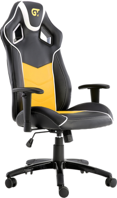 Геймерське крісло GT Racer X-2560 Black/White/Yellow