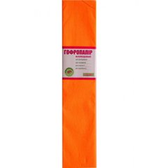 Бумага гофрированная 1Вересня флуоресц. оранжевая 20% (50см*200см)