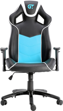 Геймерське крісло GT Racer X-2560 Black/White/Light Blue