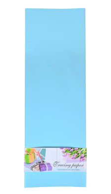 Пленка для упаковки и декорирования, светло-голубой, 60*60см, 10 листов