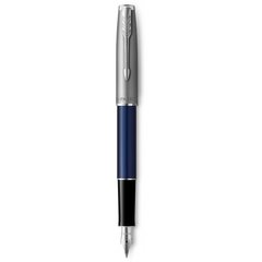 Ручка перьевая Parker SONNET 17 Essentials Metal & Blue Lacquer CT FP F 83 711