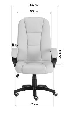 Офісне крісло GT Racer X-2858 White/Red