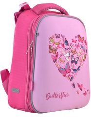 Рюкзак школьный каркасный 1 Вересня H-12 "Delicate butterflies"