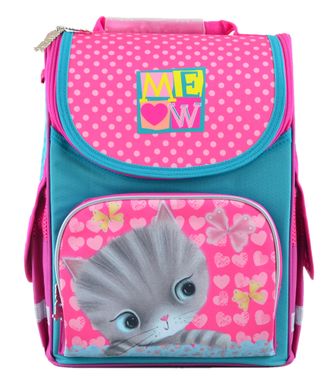 Рюкзак школьный каркасный 1 Вересня H-11 Cat, 33.5*26*13.5