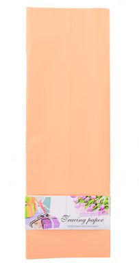Пленка для упаковки и декорирования, абрикосовый, 60*60см, 10 листов