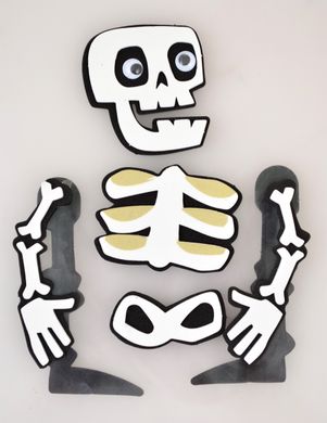 Набор стикеров Yes! Fun для Хэллоуина "Скелет"