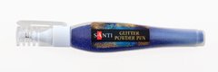 Ручка Santi с рассыпным глиттером, голубой, 10г